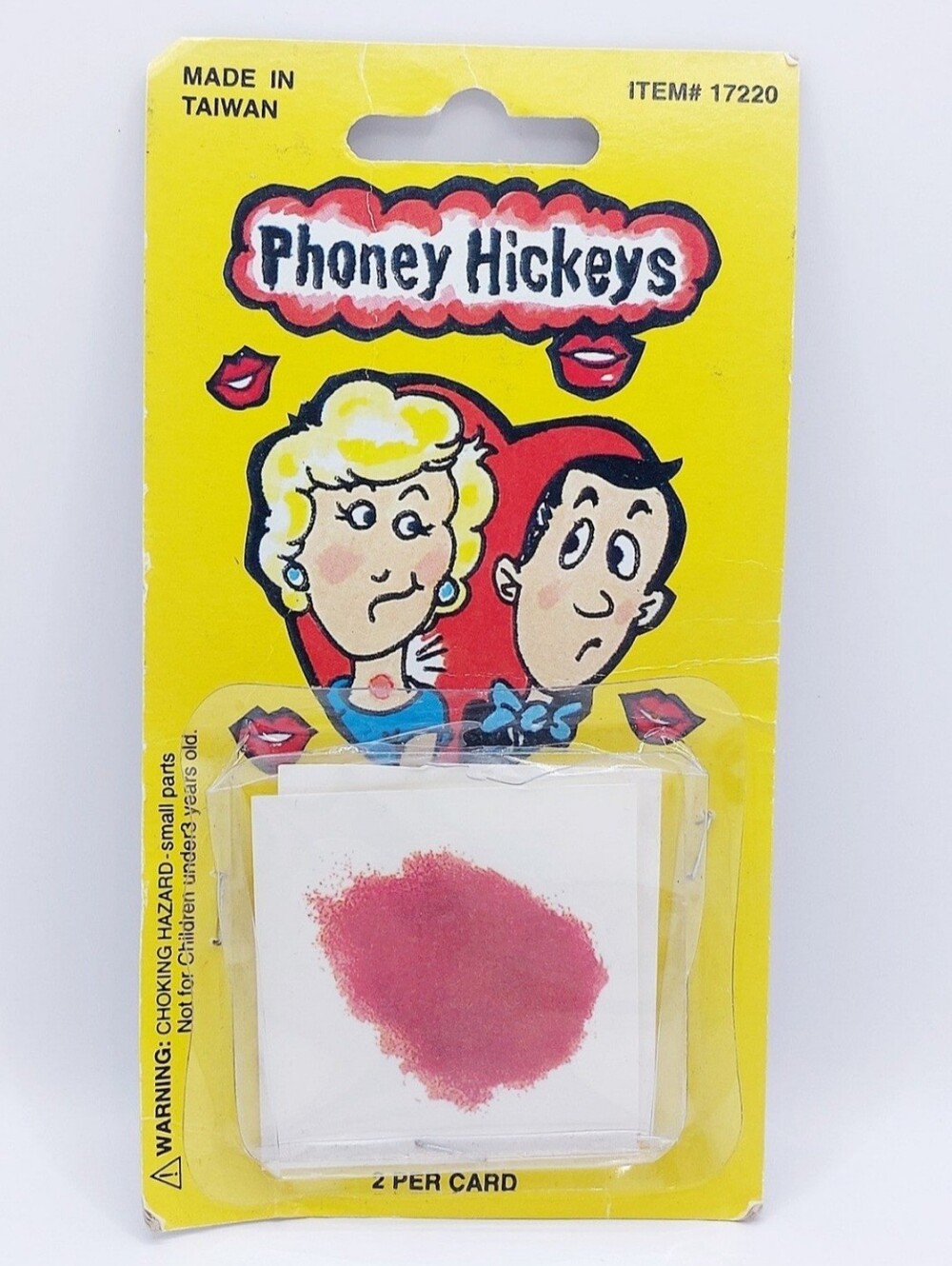 Vintage Phoney Hickeys Fake Hickey Temporary Tattoos Novelty Gag Gift Sealed NOS